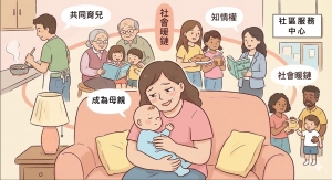 女科技人電子報第217期家庭_關愛自己的母職實踐：從「成為母親期」到育兒支持暖鏈