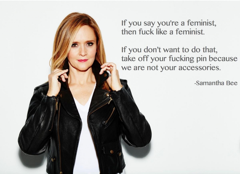 “Fuck like a feminist.” 像個女性主義者那樣做愛