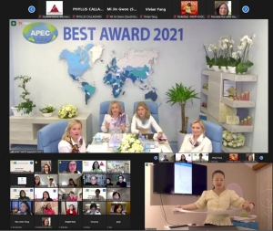 滙嘉健康生活科技董事長楊淑貞獲 ｢2021 APEC BSET Award (傑出女性中小企業獎)」競賽之第4次工業革命獎